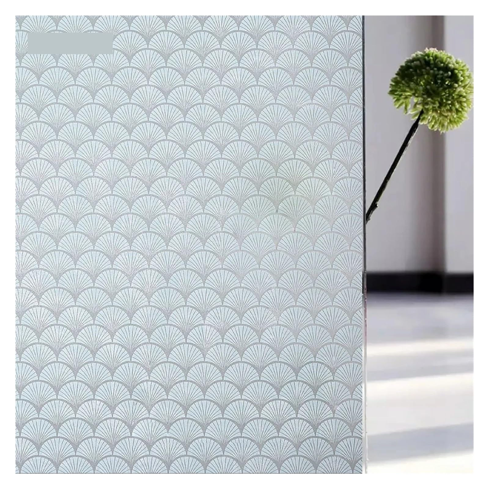 SHALLEZSOU Window films Privacy Window Film Sun Protection Blocking Self-adhesive For Home Frosted Opaque Stained Glass Sticker
