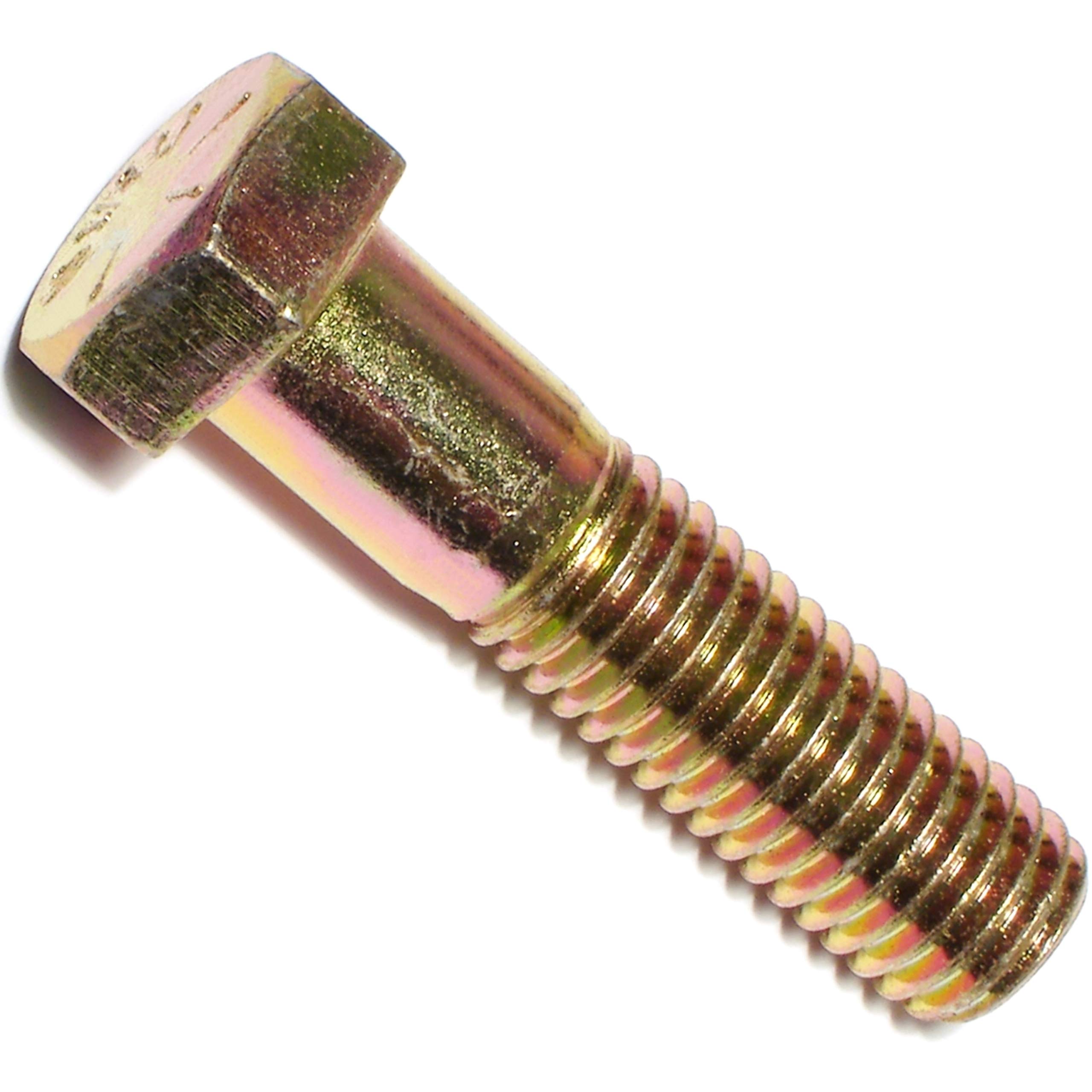 Tornillos hexagonales grado 8 de 5/8 x 2-1/2 de rosca gruesa para evitar roturas por torsión