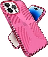 Vista 5 de Speck Paquete de funda transparente para iPhone 14 Pro Max, protección contra caídas y arañazos, antiamarilleo, fundas delgadas de doble capa