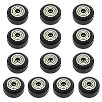 Vista 1 de Rueda de polea de plástico grande con rodamiento para impresora 3D