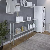 Vista 254 de Mesa de trabajo de acero inoxidable, mesa de metal