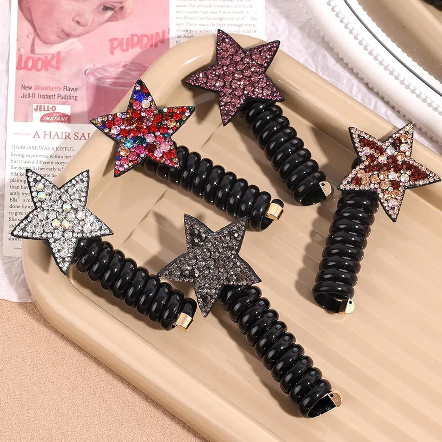 See full amazon price history chart for Hivata Spiral Rope Telephone Wire Korean Hair Rubber Bands Pack of 5 PC Elastic for Girls Kids Braided Spiral Hair Ties Cute Cartoon Ponytail Maker Phone Cord Hair Accessories for Girls Black Color Hivata Spiral Rope Telephone Wire Korean Hair Rubber Bands Pack of 5 PC Elastic for Girls Kids Braided Spiral Hair Ties Cute Cartoon Ponytail Maker Phone Cord Hair Accessories for Girls Black Color (B0D6C3NJNS) Amazon Price History, Amazon Price Tracker