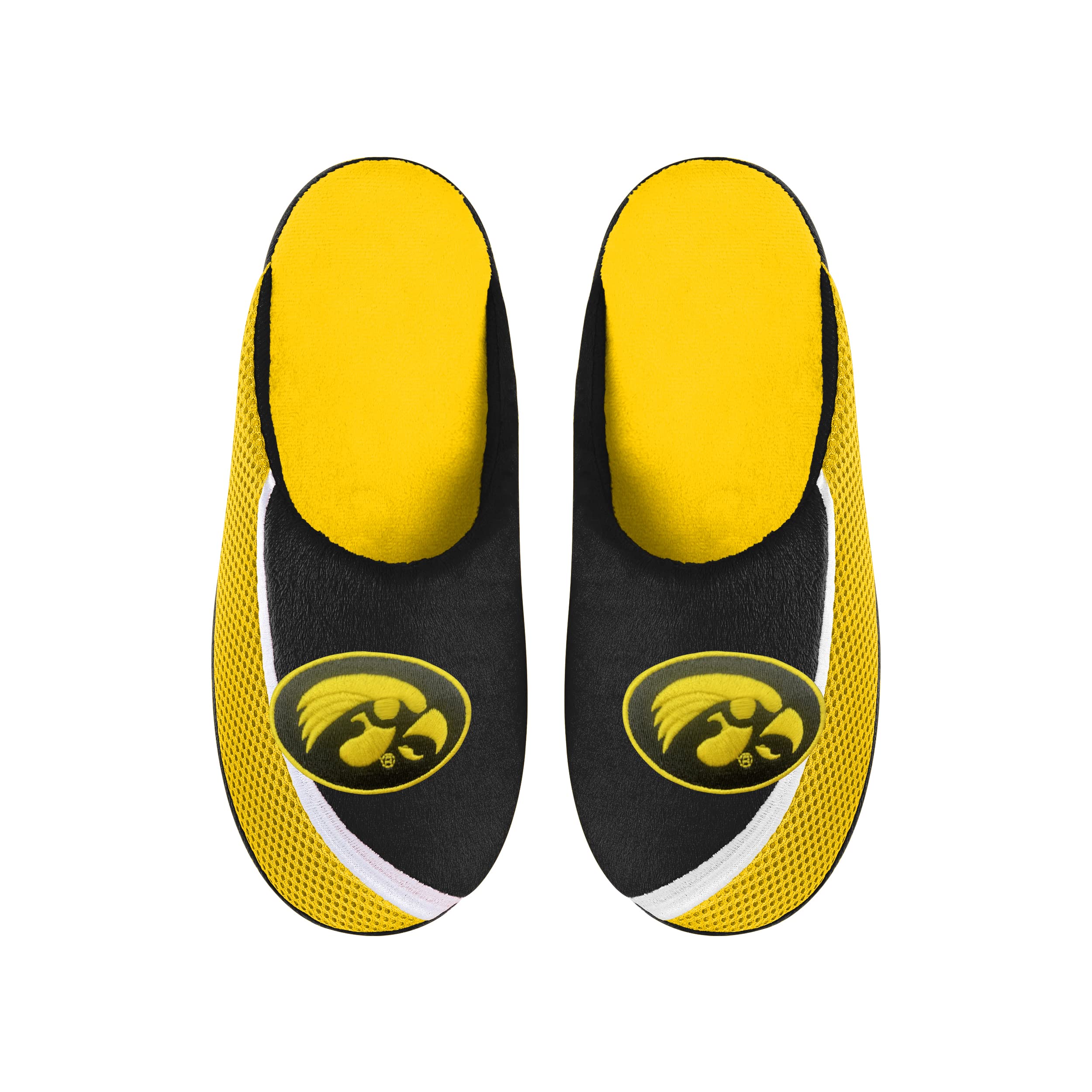 FOCO Men's NCAA 2022 Big Logo Color Edge Slipper