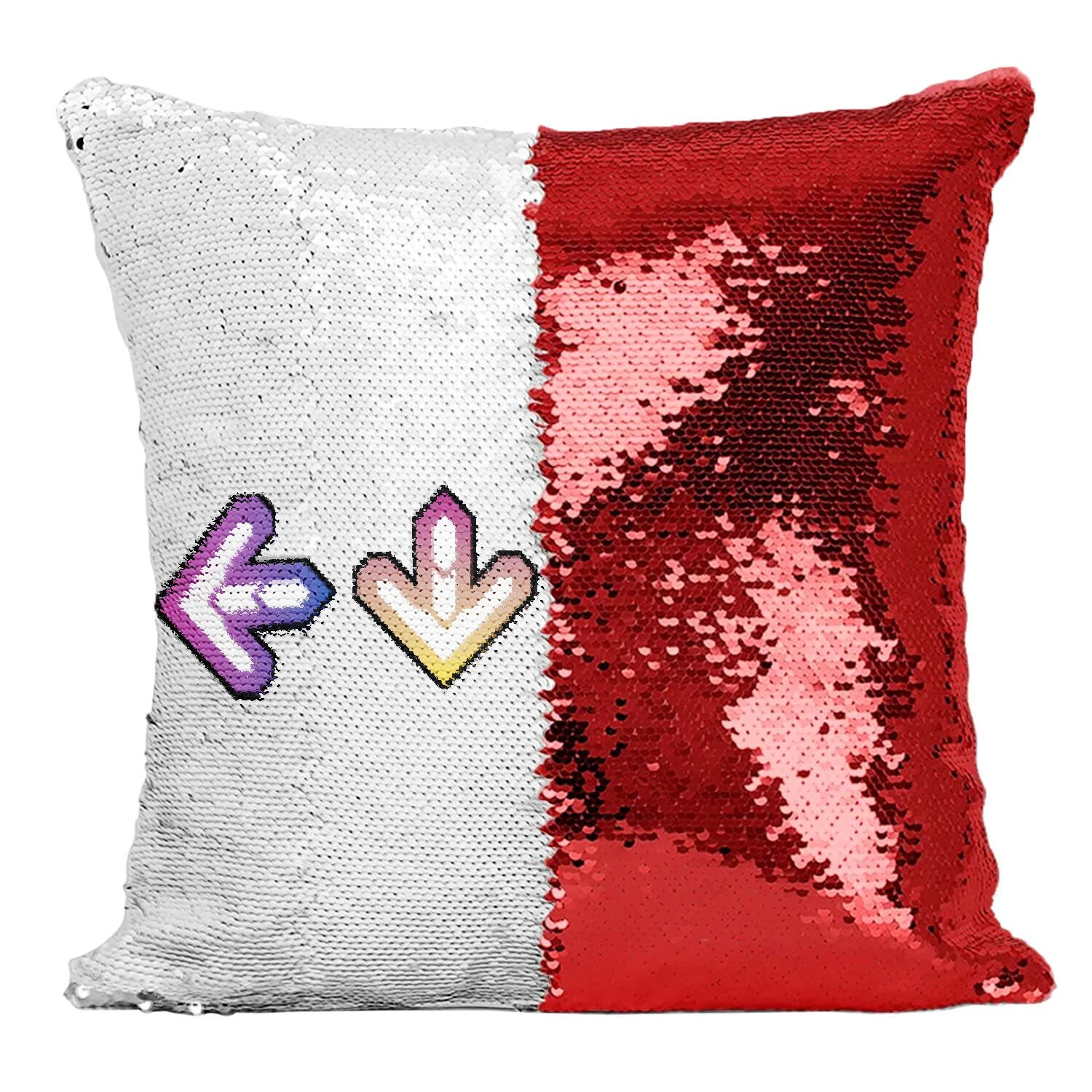 Coussin Sequin Paillettes Rouge résout le manque d'originalité geek