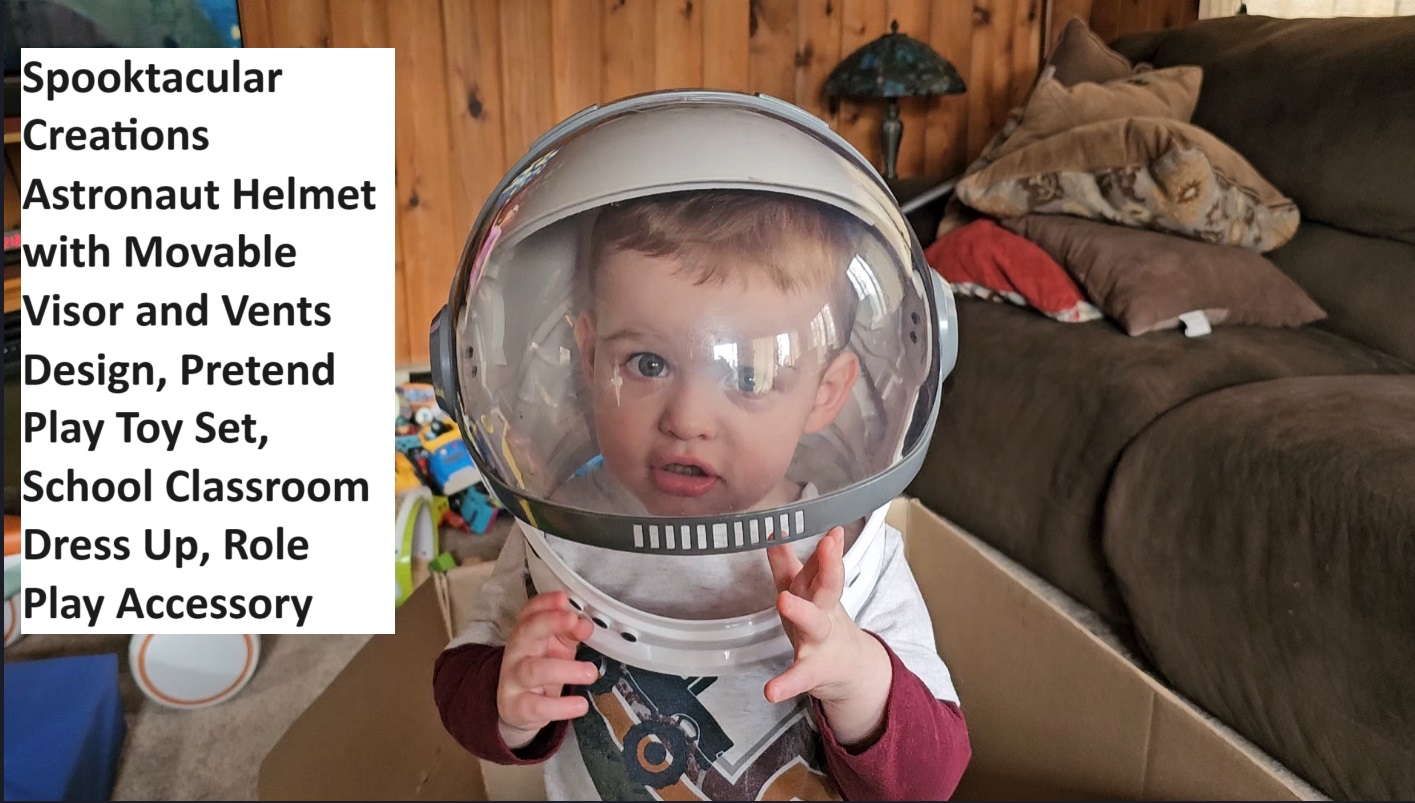 Watch Spooktacular Creations Astronaut Helmet with Movable Visor on ...