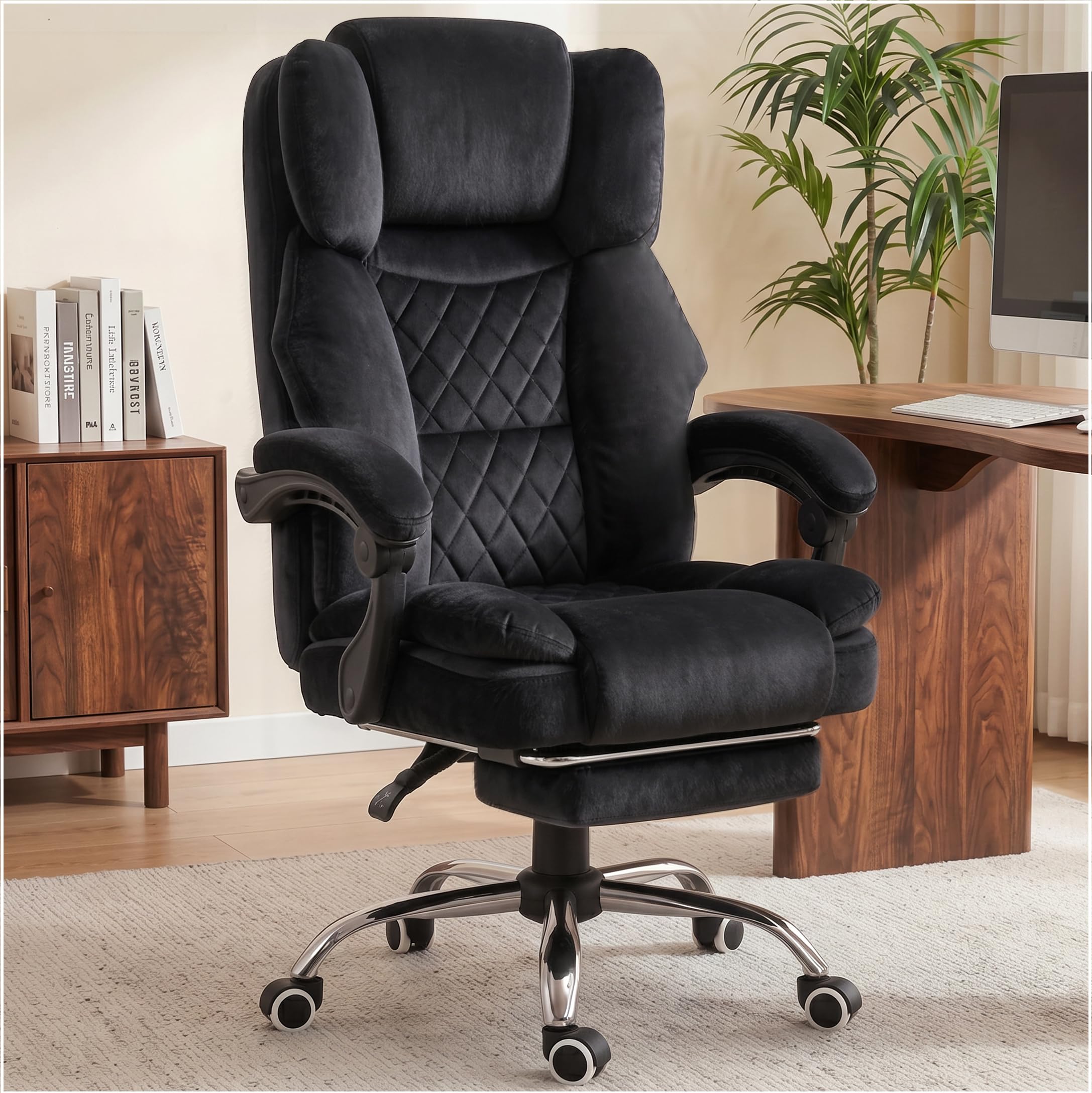 GTPLAYER Big and Tall Office Chair with Pocket Spring Cushion