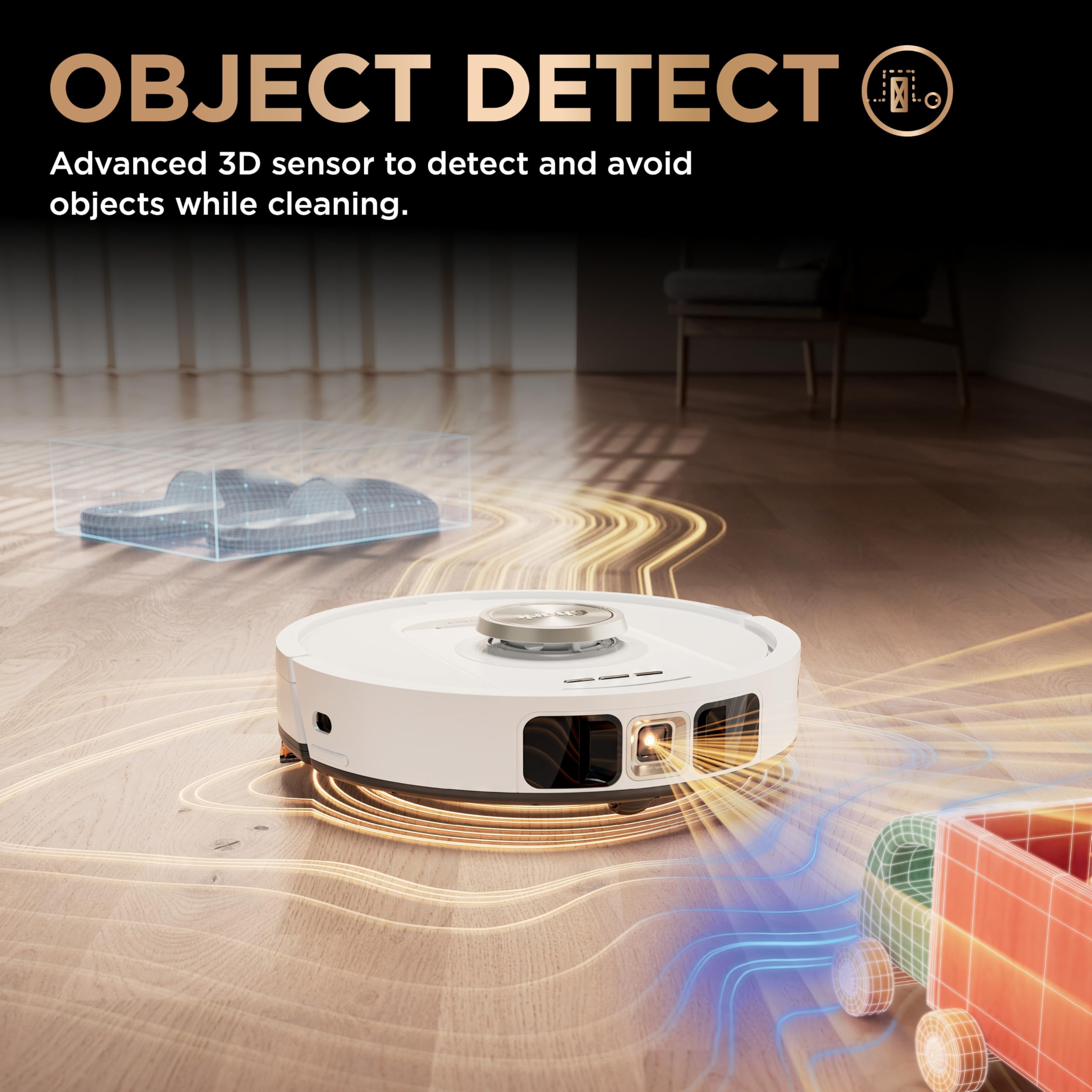 Shark PowerDetect 2-in-1 Robot Vacuum & Mop, White, AV2800ZE view 8