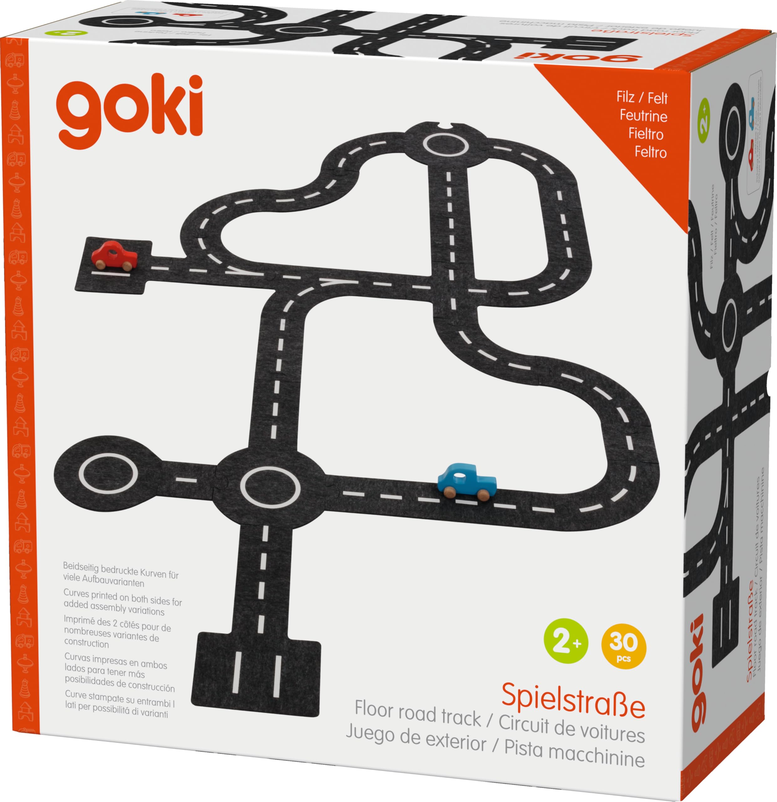 Goki - Tour con 2 Auto - Altri Materiali - 53812