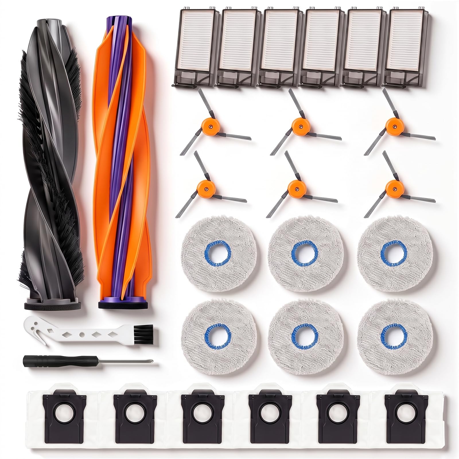 28 części zamiennych do Dreame X60 Max Ultra Complete Robot Vacuum