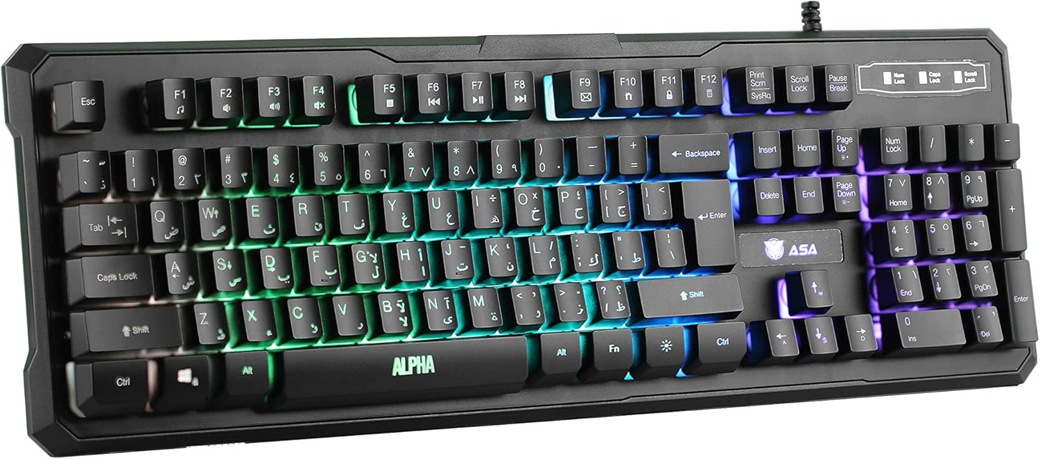 ASA Alpha RGB Premium Gaming Keyboard For PS4 and PS5 and PC Buy