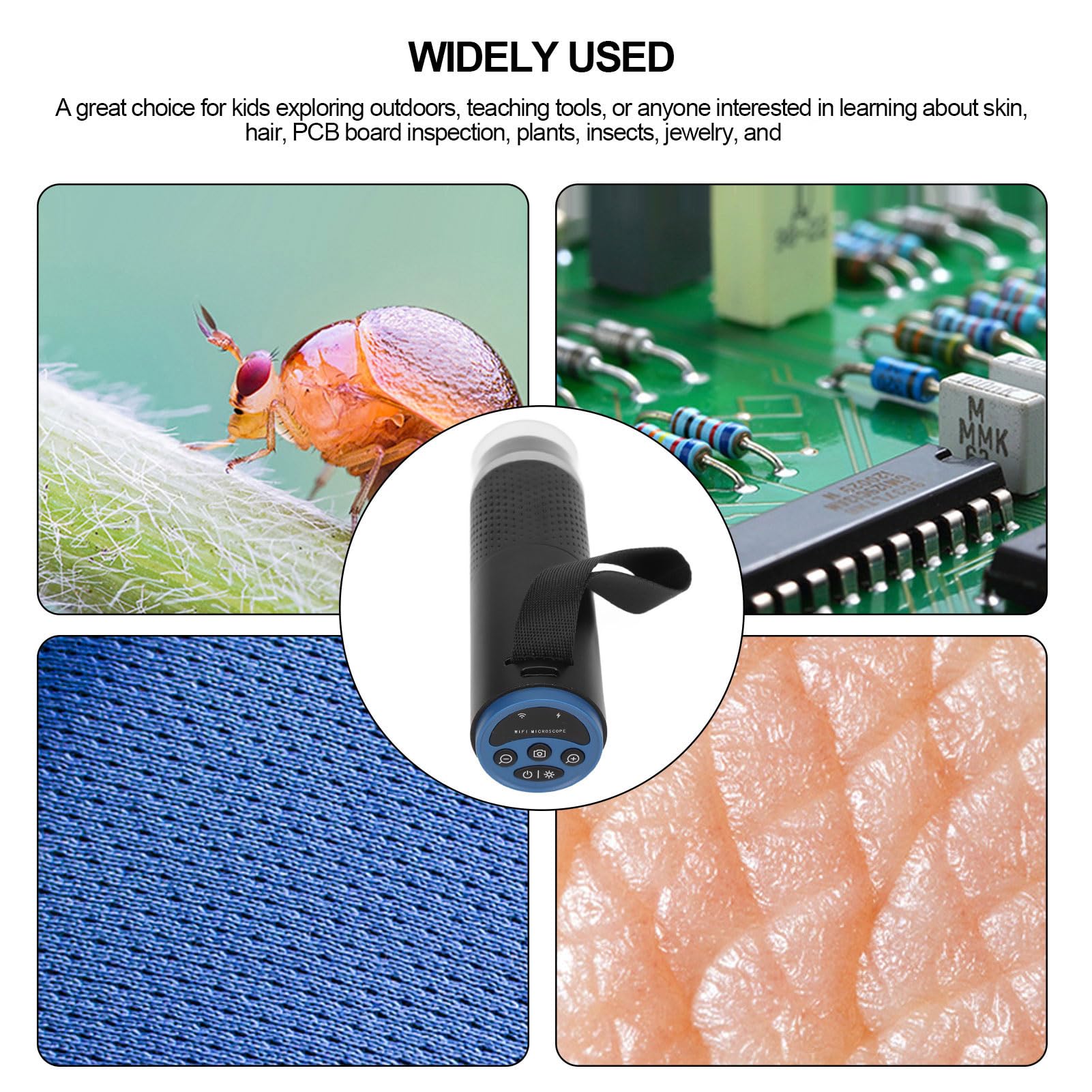 Cocoarm Microscopio Digitale Wireless, 50 a 1000X WiFi