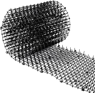 OCEANPAX 6.5ft Cat Scat Mat with Spikes, Prickle Strips Network Digging Stopper Outdoor Spike Deterrent Mat, 78 inch x 11 inch