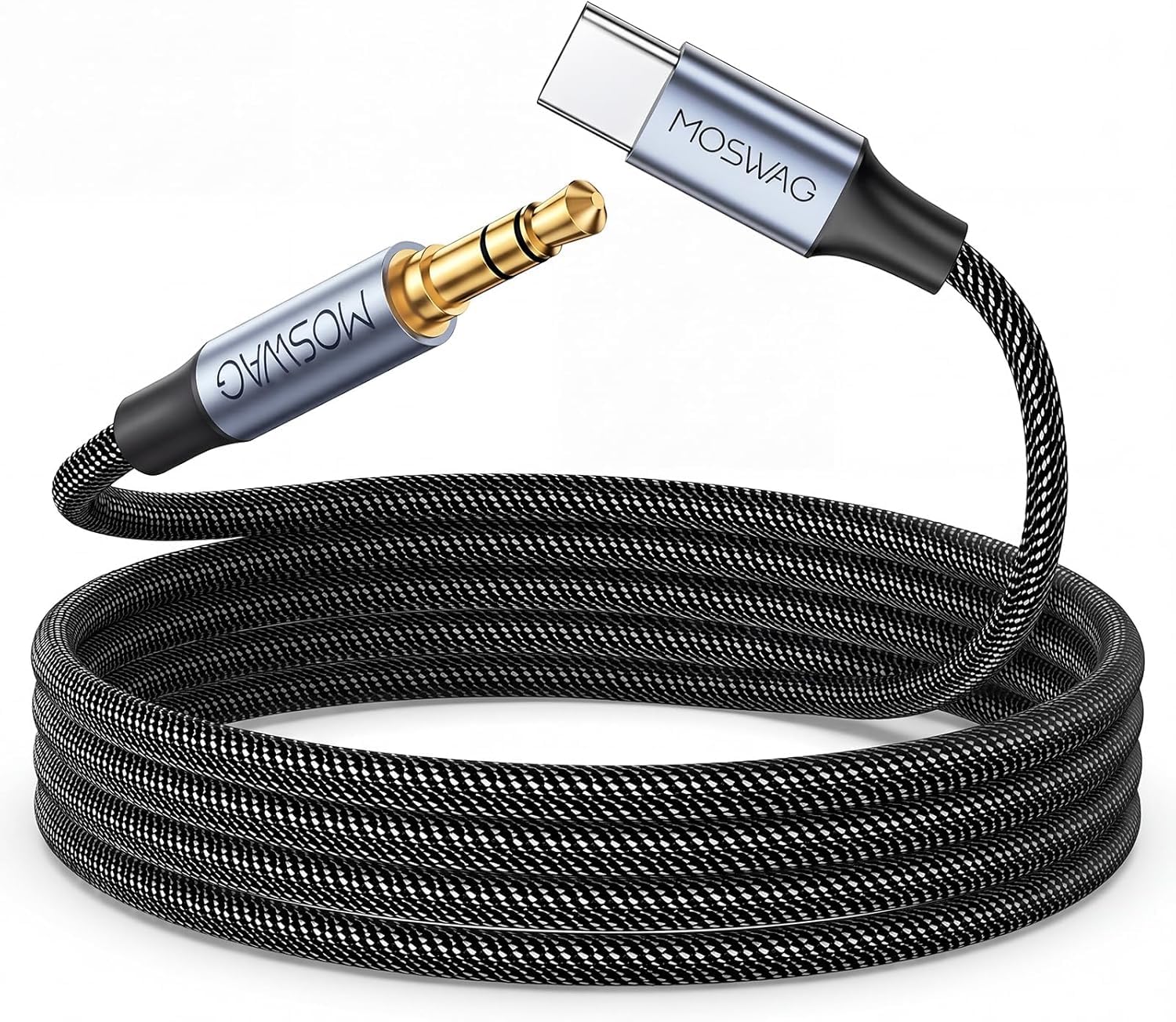 Amazon.co.jp: MOSWAG AUX ケーブル USB C 3.5mm 変換ケーブル Type C