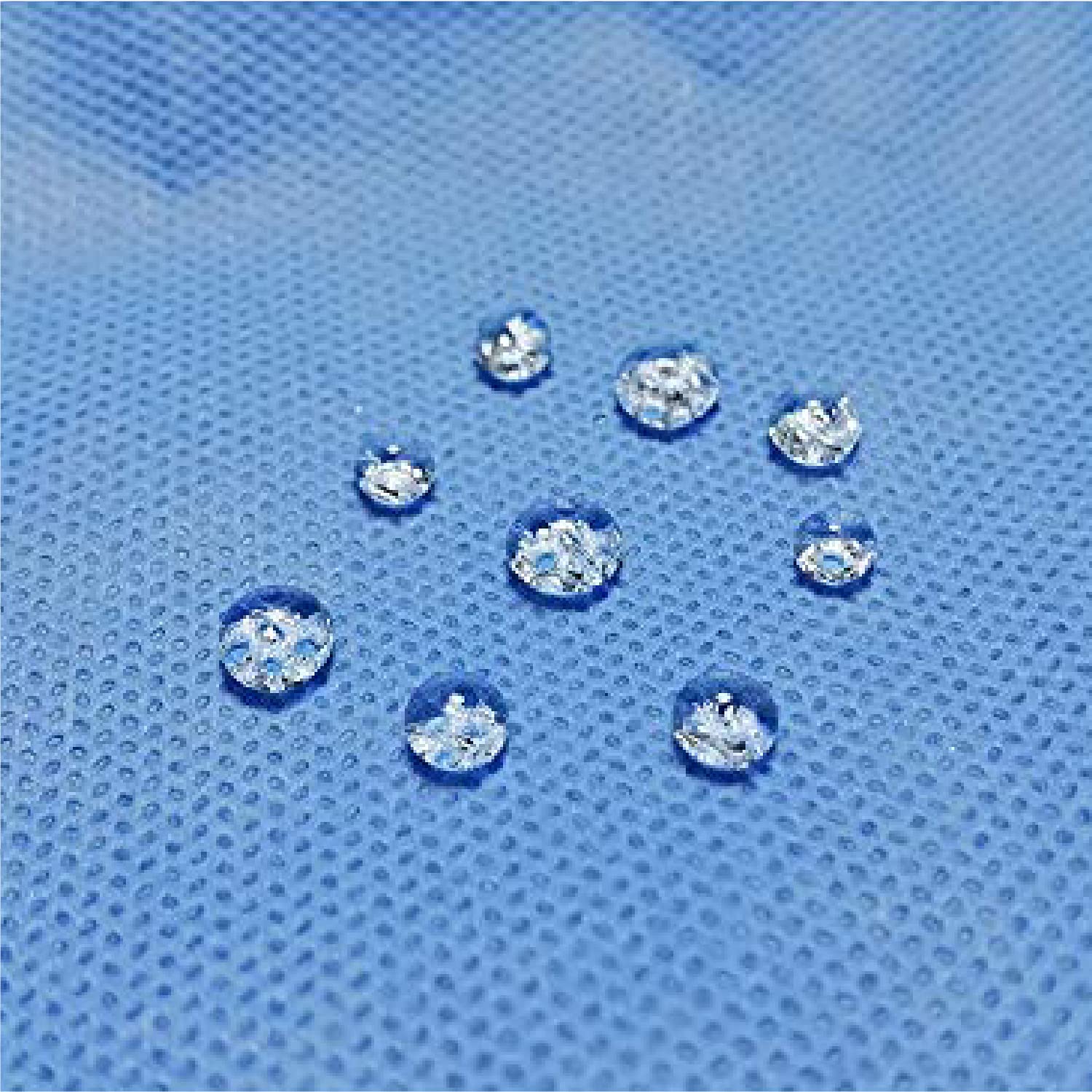 Camice Chirurgico Monouso Sterile 45gr Blu 5 pezzi Dispositivo Medico Idrorepellente