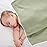 mimixiong Cotton Baby Blanket Gender Neutral Nursery Swaddling Blanket for Shower Gift Registry for Baby Sage Green 40 x30 Inch