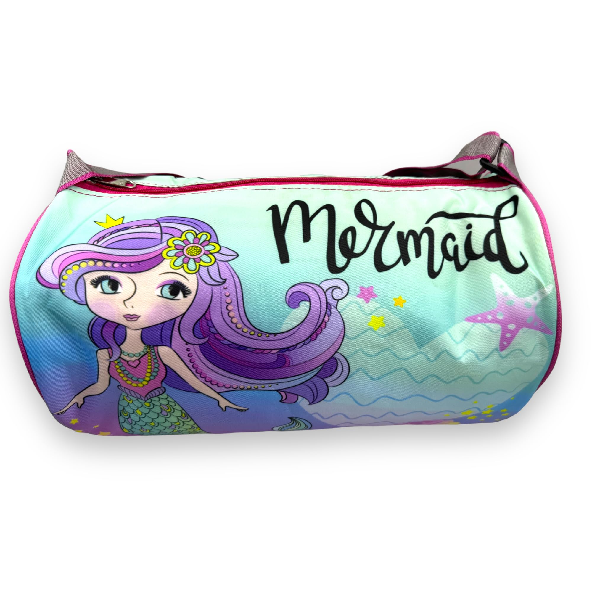 Samvardhan Duffle Bag for Girls (1 pcs) Mermaid Duffle Bag for Kids | Whimsical and Sturdy Bag | Best for Travel and Play | Return Gifts Birthday Party for Kids (Mermaid)-image-44