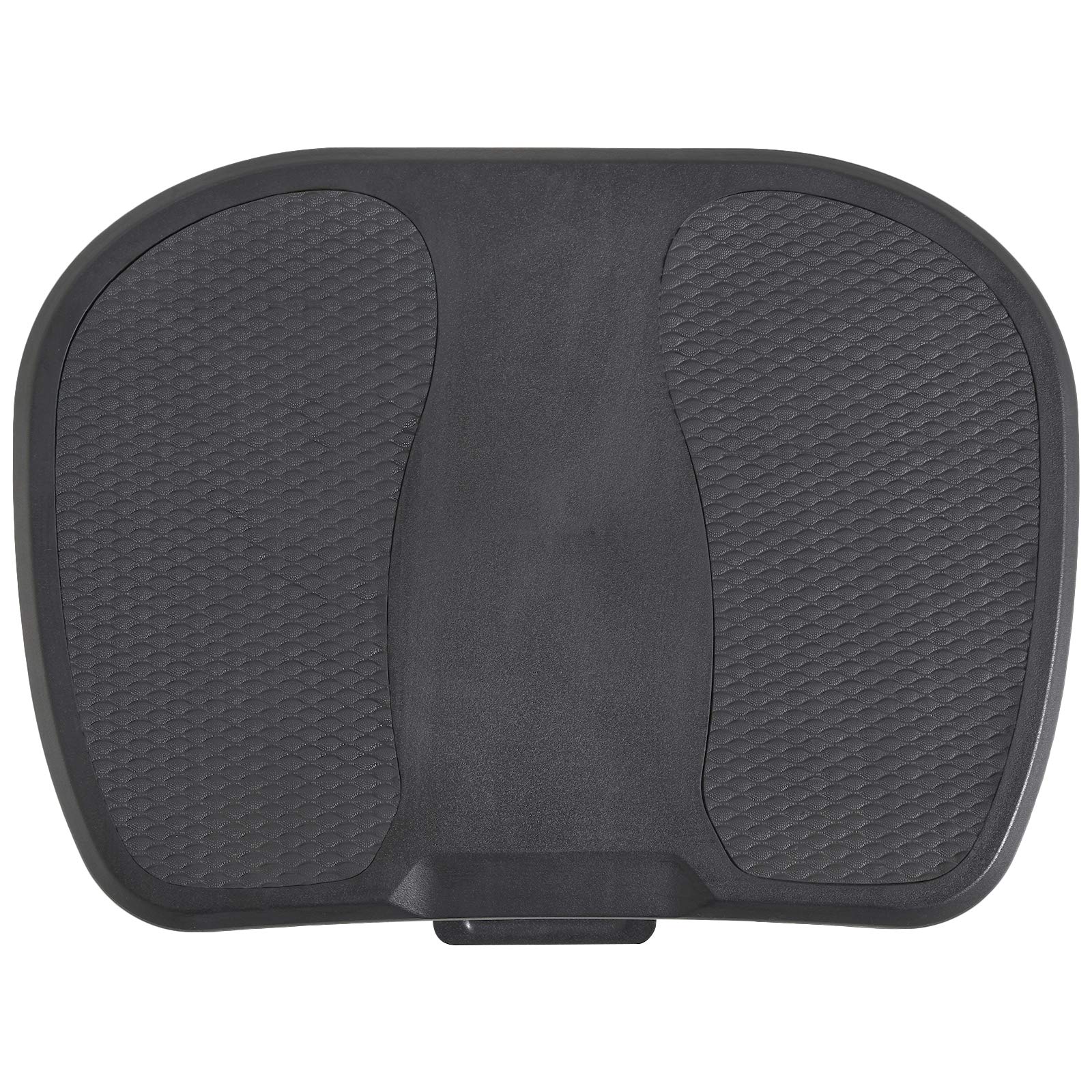 HOMCOM Pedana Poggiapiedi da Scrivania o Ufficio, Antiscivolo con Altezza Regolabile (10-16.5cm) e Angolazione 0-30°