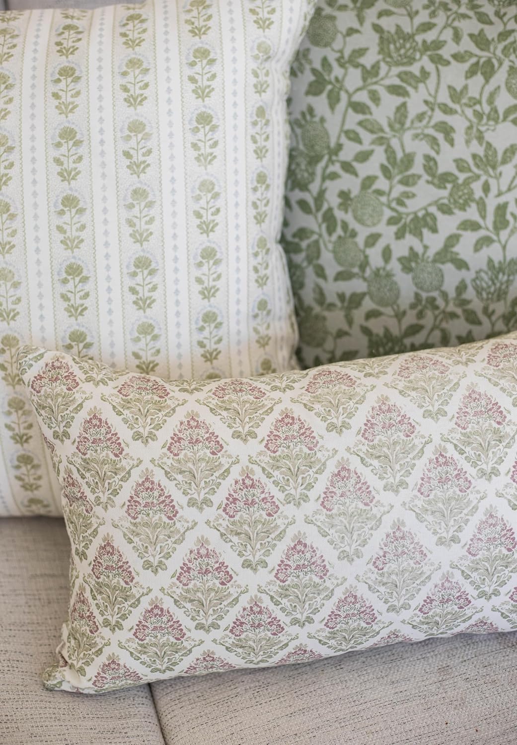 Woven Nook - 5 Pack - Modern & Luxurious Decorative Throw Pillow Covers - Durable Quality & Machine Washable - House Becomes Home (18x18 + 12x20 Lumbar) (18x18)