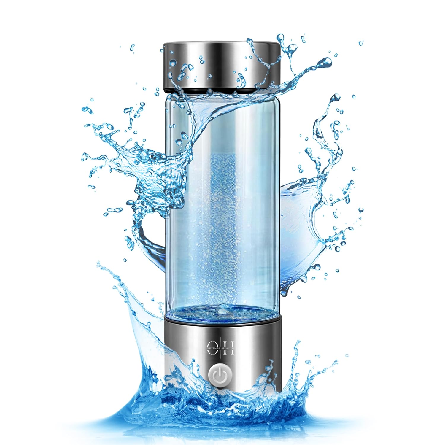 2025 Upgraded Optimal Health Hydrogen Water Bottle | Enhanced Hydration | Boosts Vitality & Performance | SPE PEM Technology | Portable | 420 ML