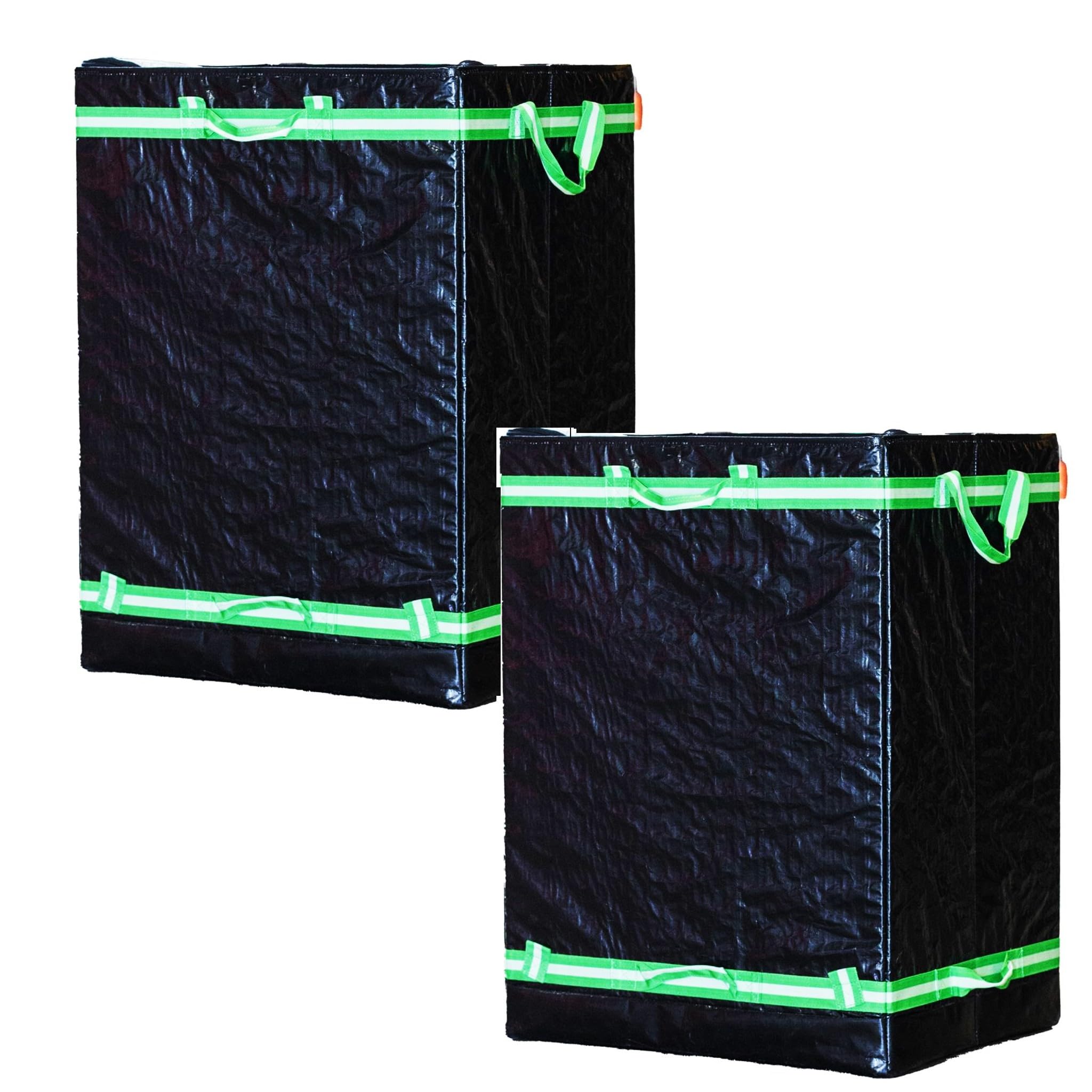 Bricoloco - Borsa da consegna pieghevole, 45 x 57 x 75 cm, colore: nero