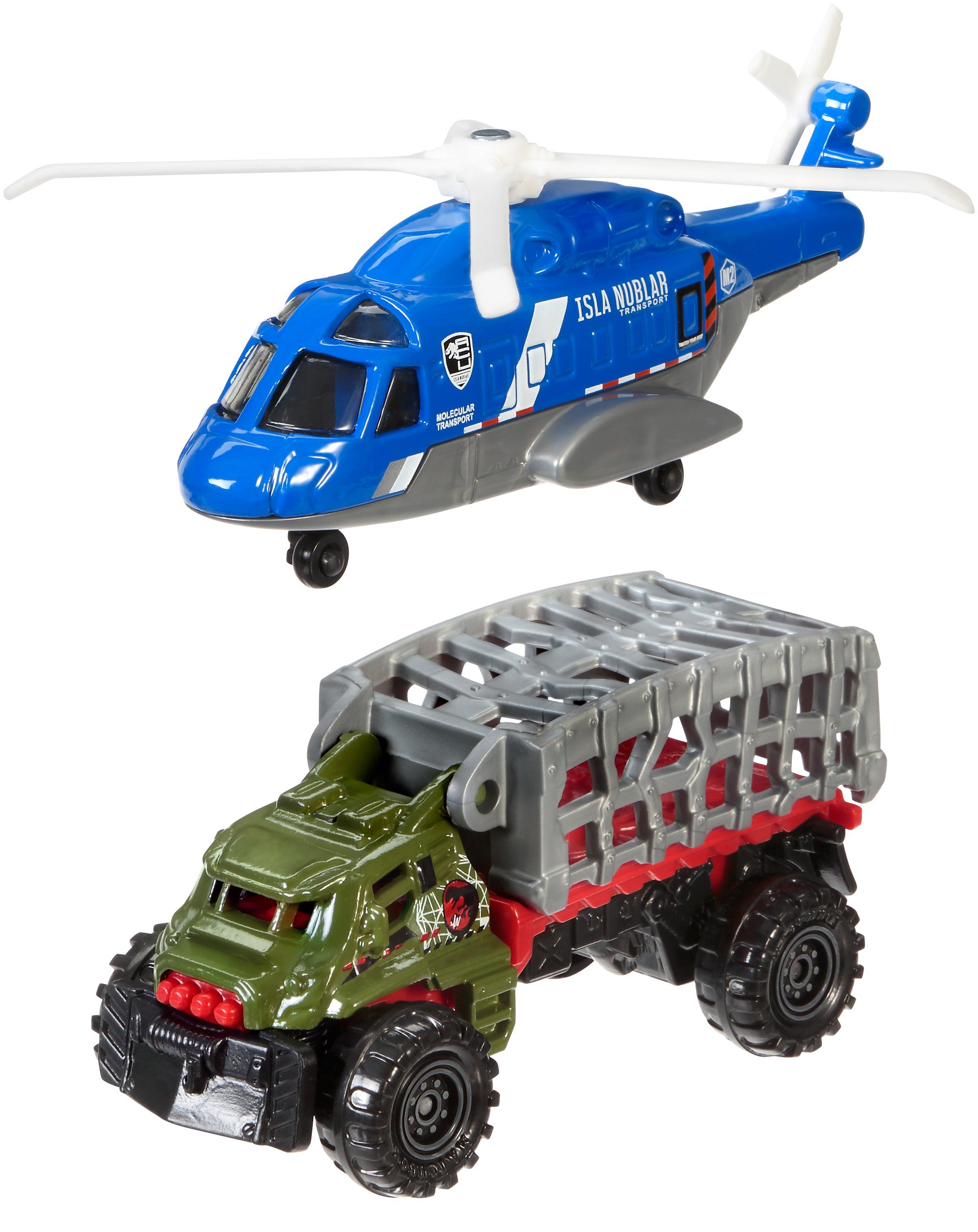 Matchbox Jurassic World Land and Air Vehicle Collection 2-Pack (Styles May Vary)