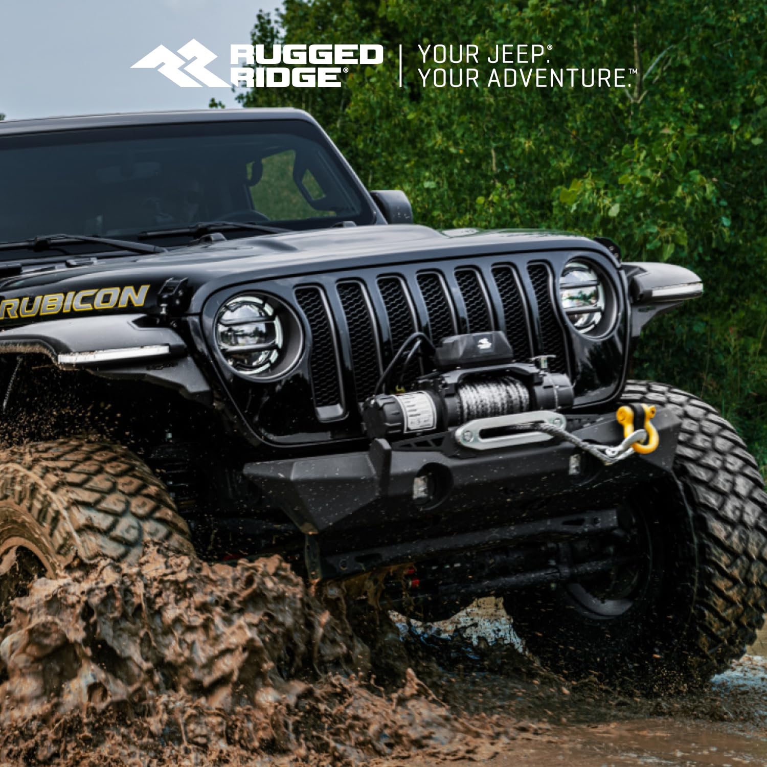 Rugged Ridge XOR Bumper, Front Stubby w/Skid Plate