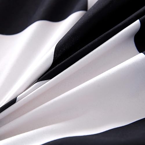 Miniatura 5 de LAMEJOR Juego de fundas de colcha y almohada de lujo con estilo navideño, suave, 1 funda de colcha y 2 fundas de almohada