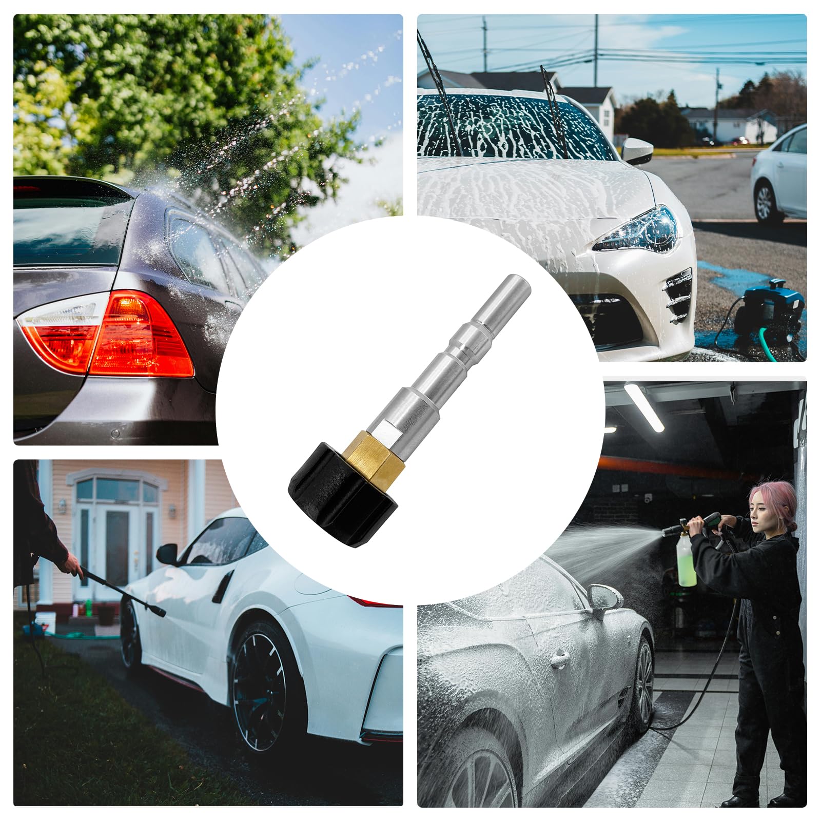 Adapter Stecknippel D12 für Nilfisk - M22 x 1,5 IG Schnellkupplung Anschluss Passend für Kärcher/Kränzle/KEW/WAP/Alto, Hochdruckreiniger Zubehör, M22 Adapter für Schnellkupplung Hochdruckpistole