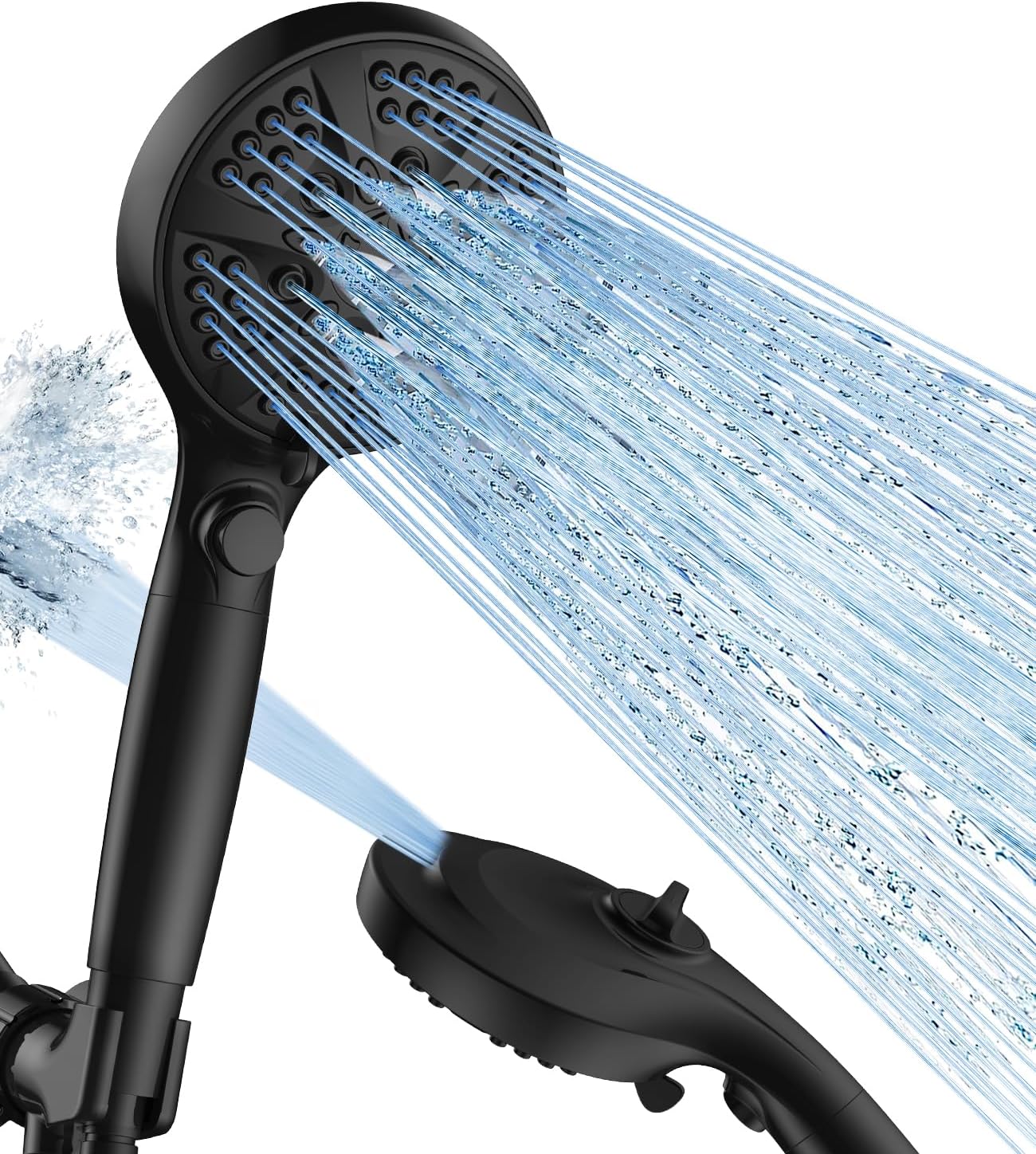 10-Mode Shower Head with Handheld, HOPOPRO High Pressure Handheld ...