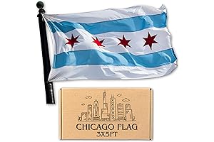 Chicago City Flag - Premium Outdoor Banner for Displaying City Pride