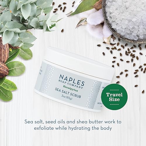Miniatura 6 de Naples Soap Company Cult Classics Collection Set de regalo  Jabón de sal marina, mantequilla corporal, exfoliante de sal marina, barras de champú y