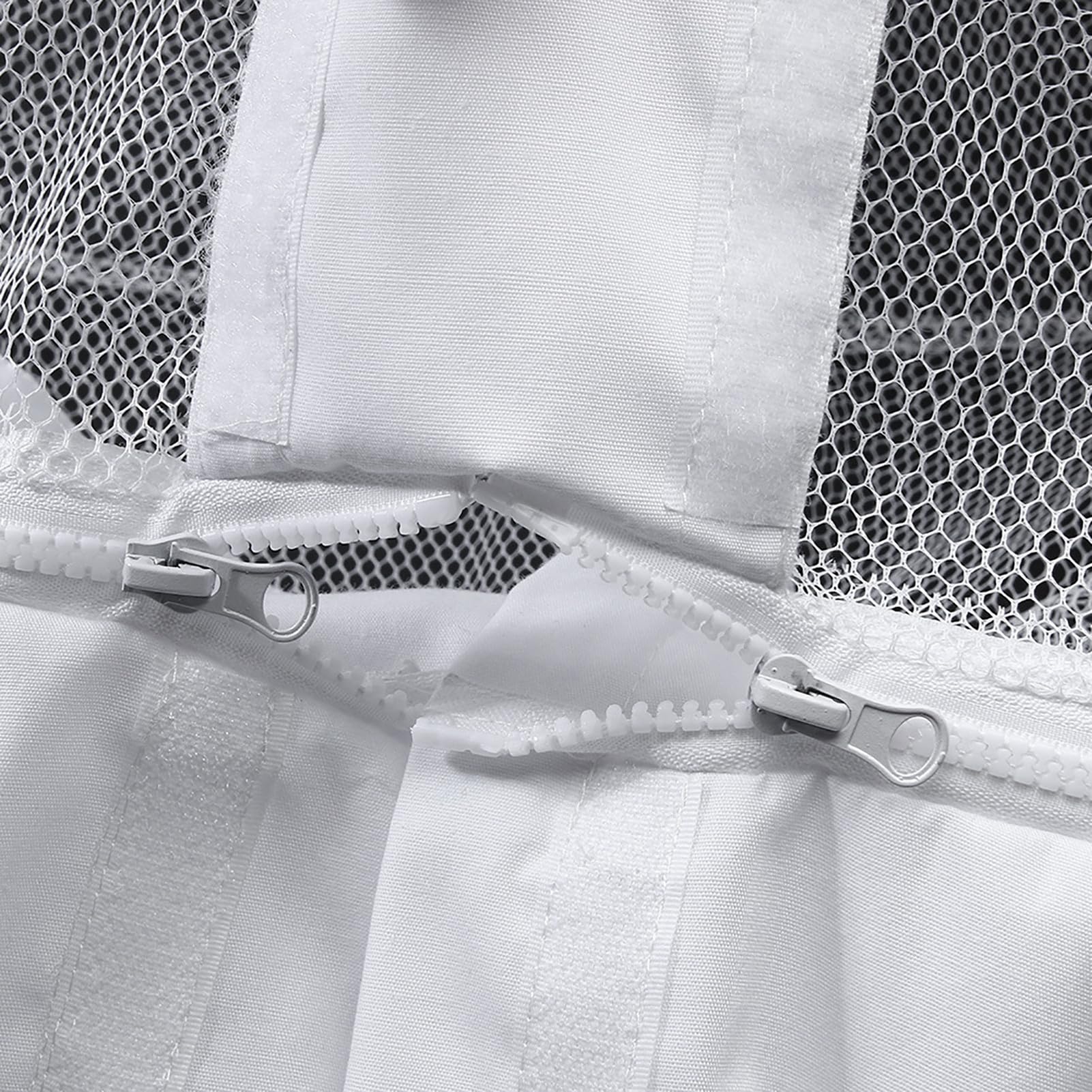 Tuta Apicoltore Ventilata Con Cappuccio - Protezione Completa Da Punture, Polsini Elastici, Misto Cotone