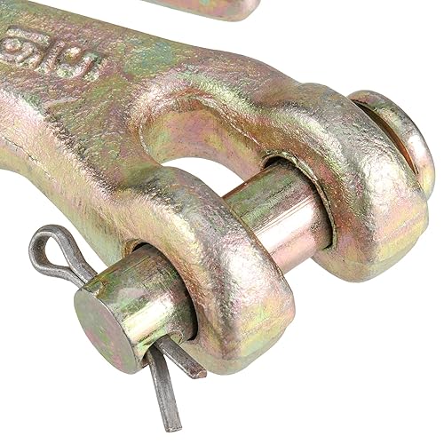 Miniatura 3 de MANCHAP Paquete de 6 ganchos de agarre de horquilla de 516 pulgadas, gancho de seguridad de cadena de remolque G70, gancho deslizante de horquilla