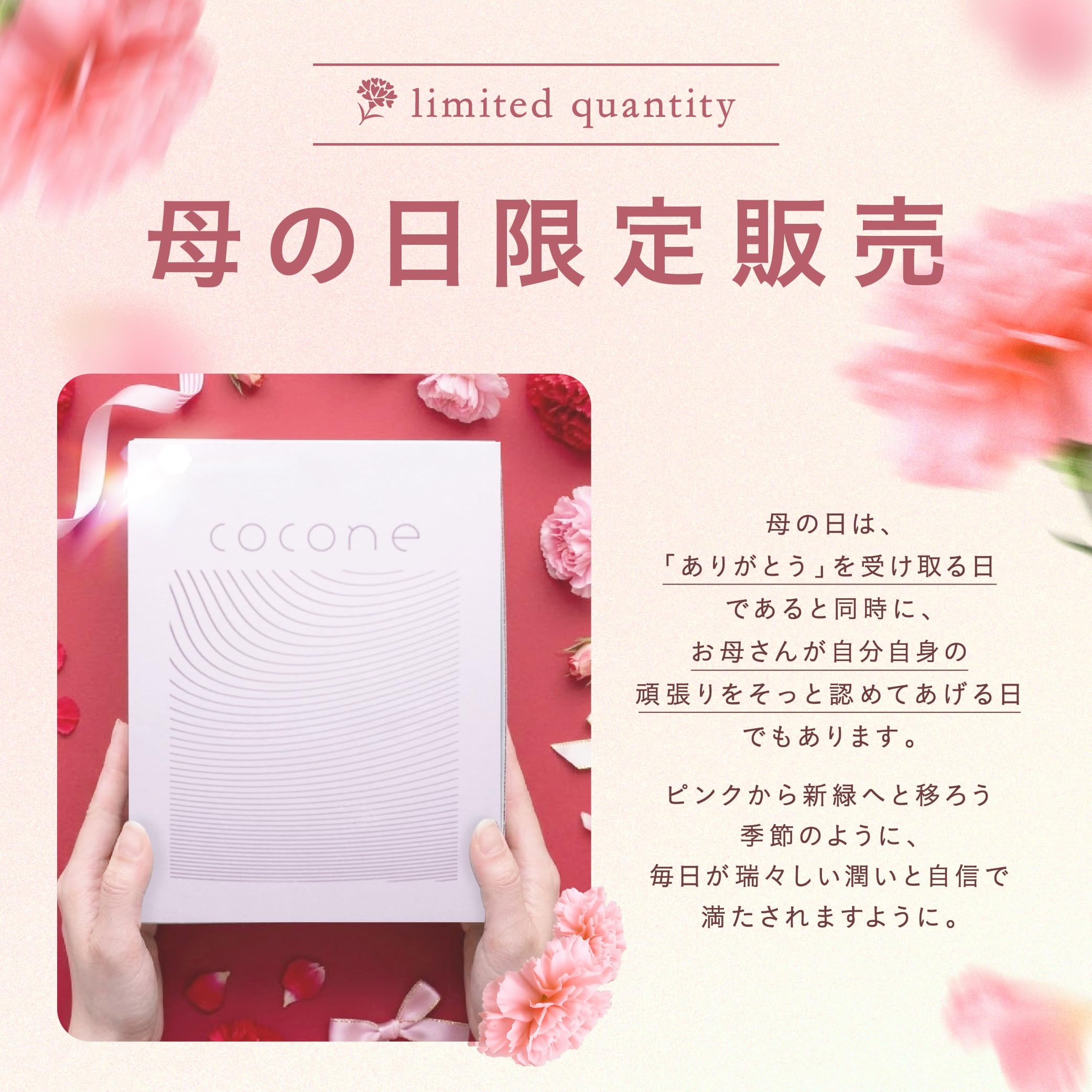 Amazon | cocone 【 母の日 ギフト メッセージカード付 】クレイ