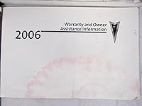 Vista 3 de 2006 Pontiac G-6 Owners Manual Tapa blanda – 1 Enero 2006