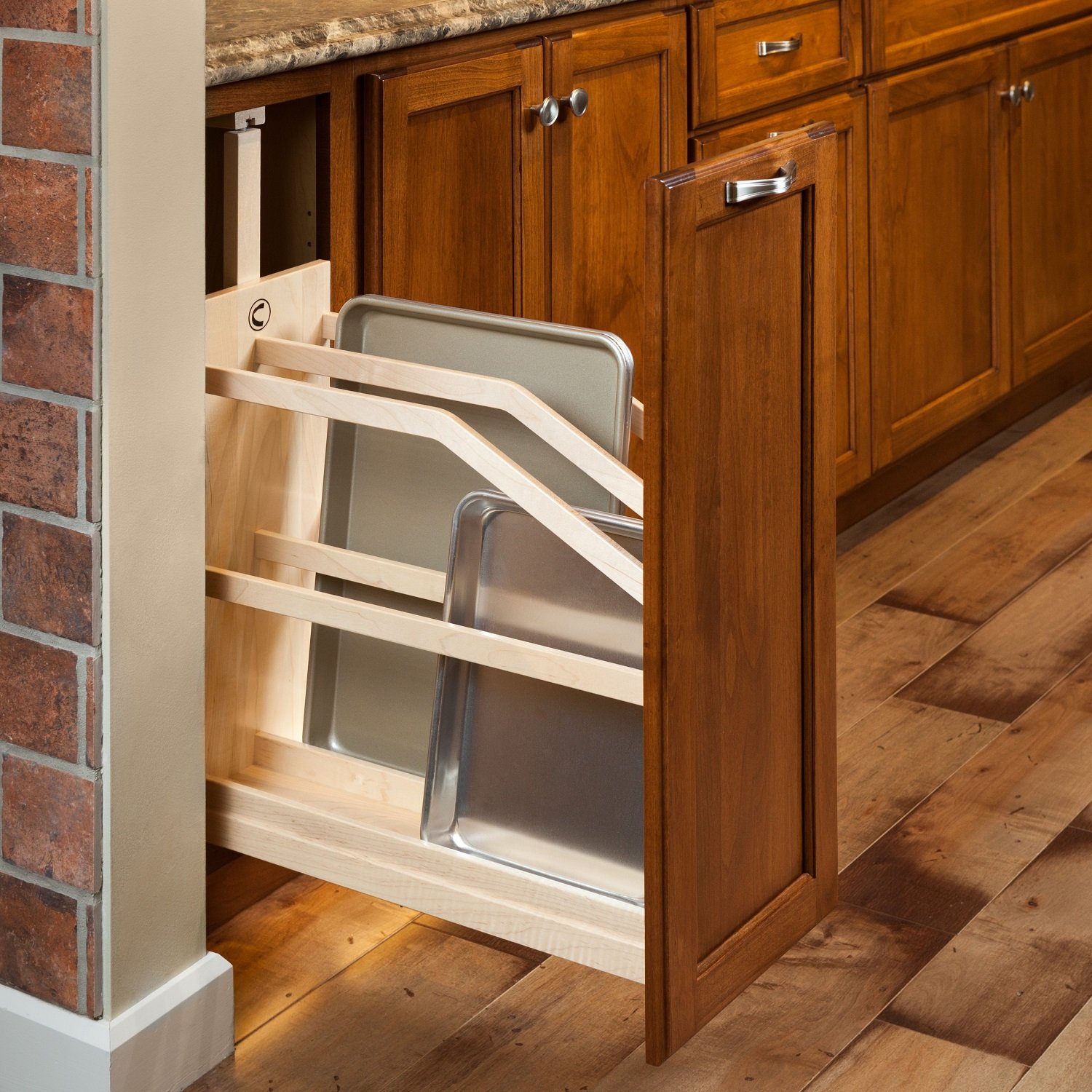 Dark Bronze Closet Pullout Basket 16