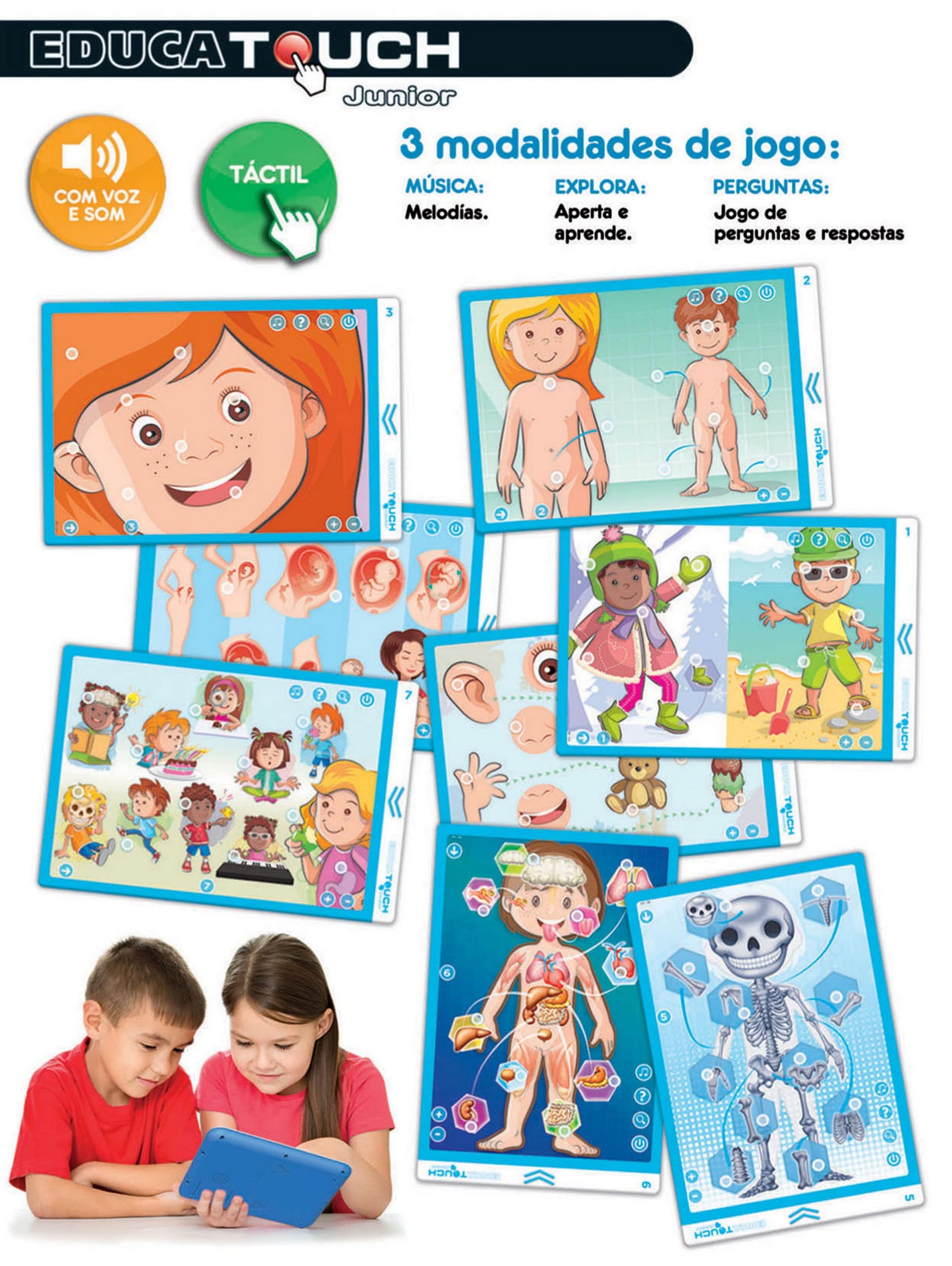 Educa Touch Junior O Corpo Humano | Idioma Português (18406)