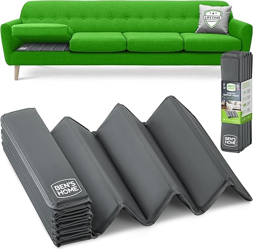 Miniatura 38 de Tablero de soporte de cojín seccional resistente – Repara instantáneamente el asiento de sofá hundido 19.7 x 81 + 45 pulgadas Inserto de madera