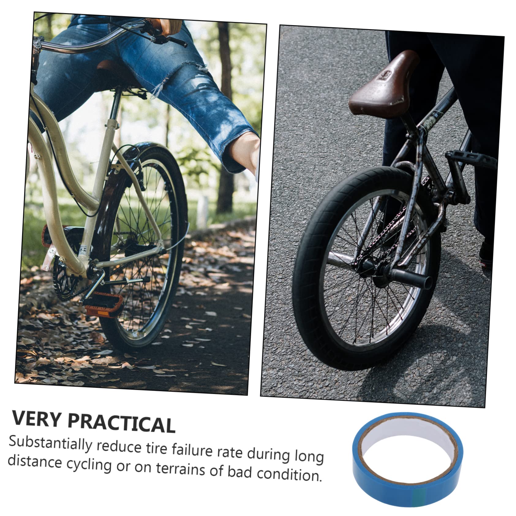 Healeved 5pezzi Nastro Di Fodera Per Pneumatici Da Bici Riparazione Facile e Adesiva Nastro Per Sigillatura Tubeless Metri Di Materiale Resistente Accessorio Per Biciclette e Copertoni