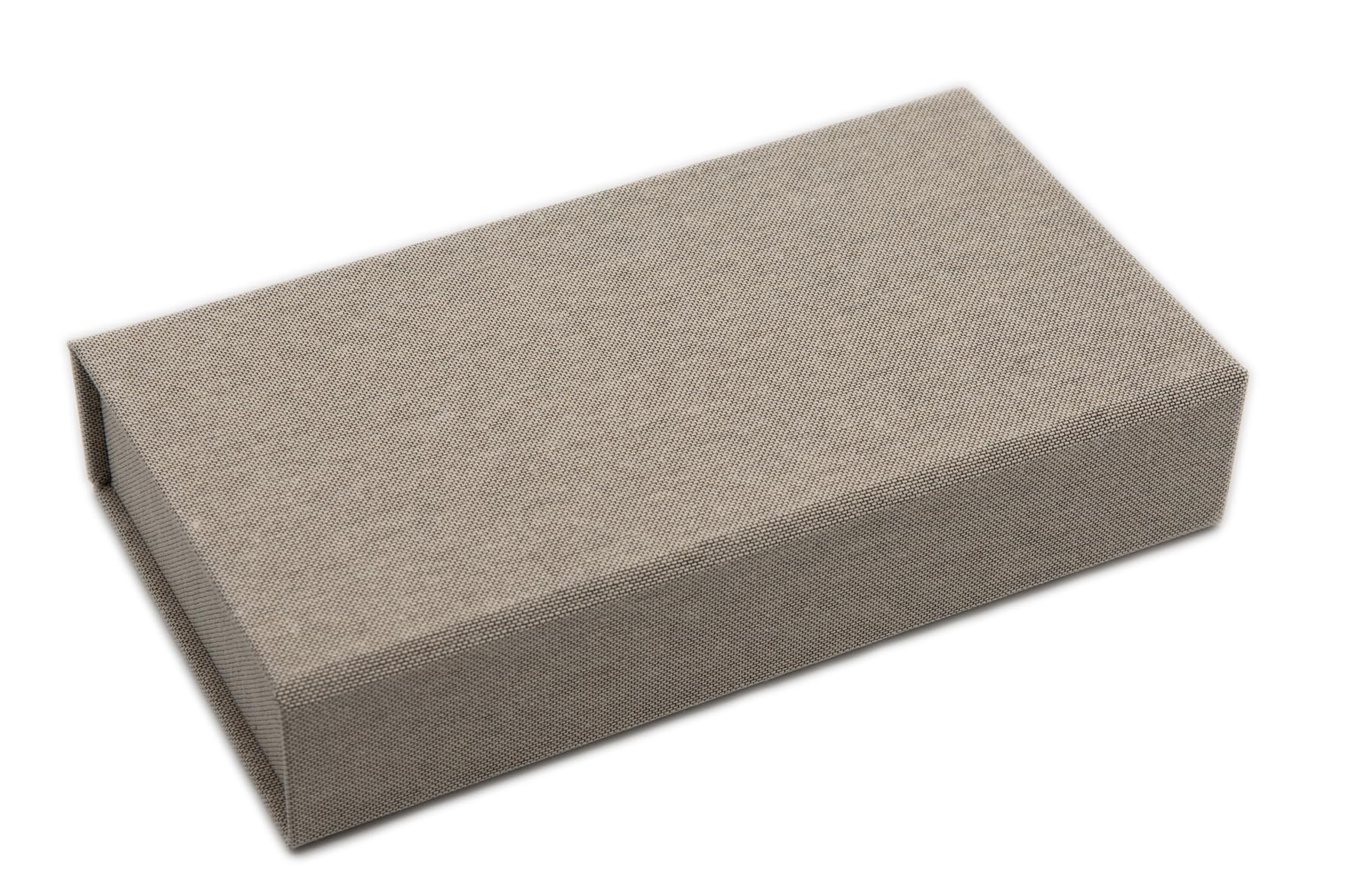 Boîte de rangement USB de mariage avec boîte photo - Blanc, gris - Sans clé USB (gris)