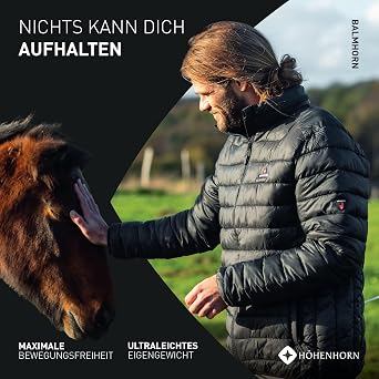 Höhenhorn Balmhorn Men's Jacket Light Jacket Quilted Jacket with Hood