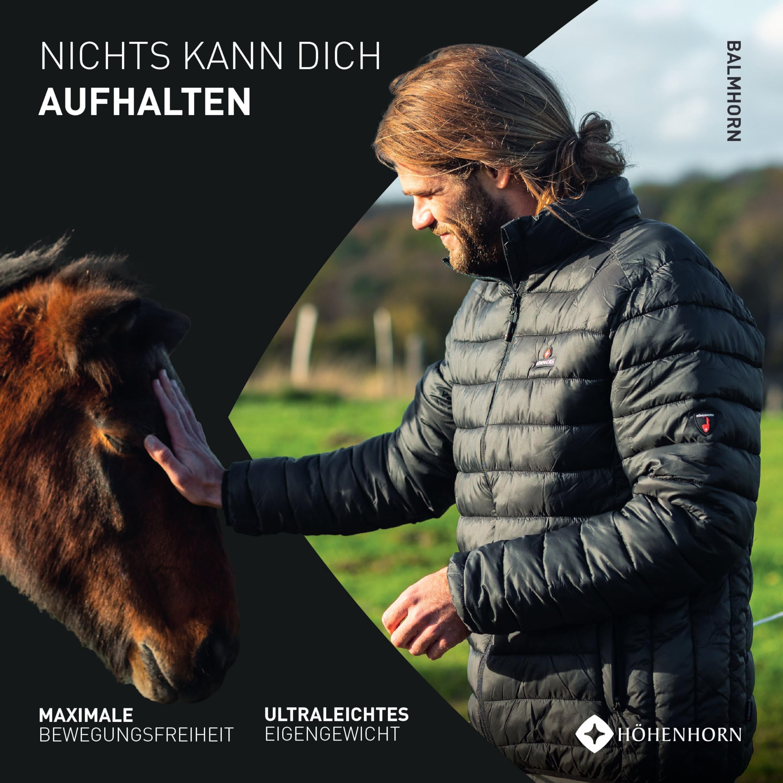 Höhenhorn Balmhorn męska kurtka przejściowa, pikowana kurtka z kapturem, nocny granat, S