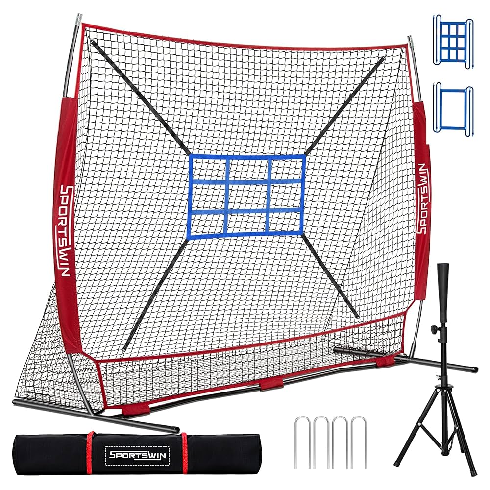 Amazon.com: Sportswin 7x7 FT Baseball Net for Batting