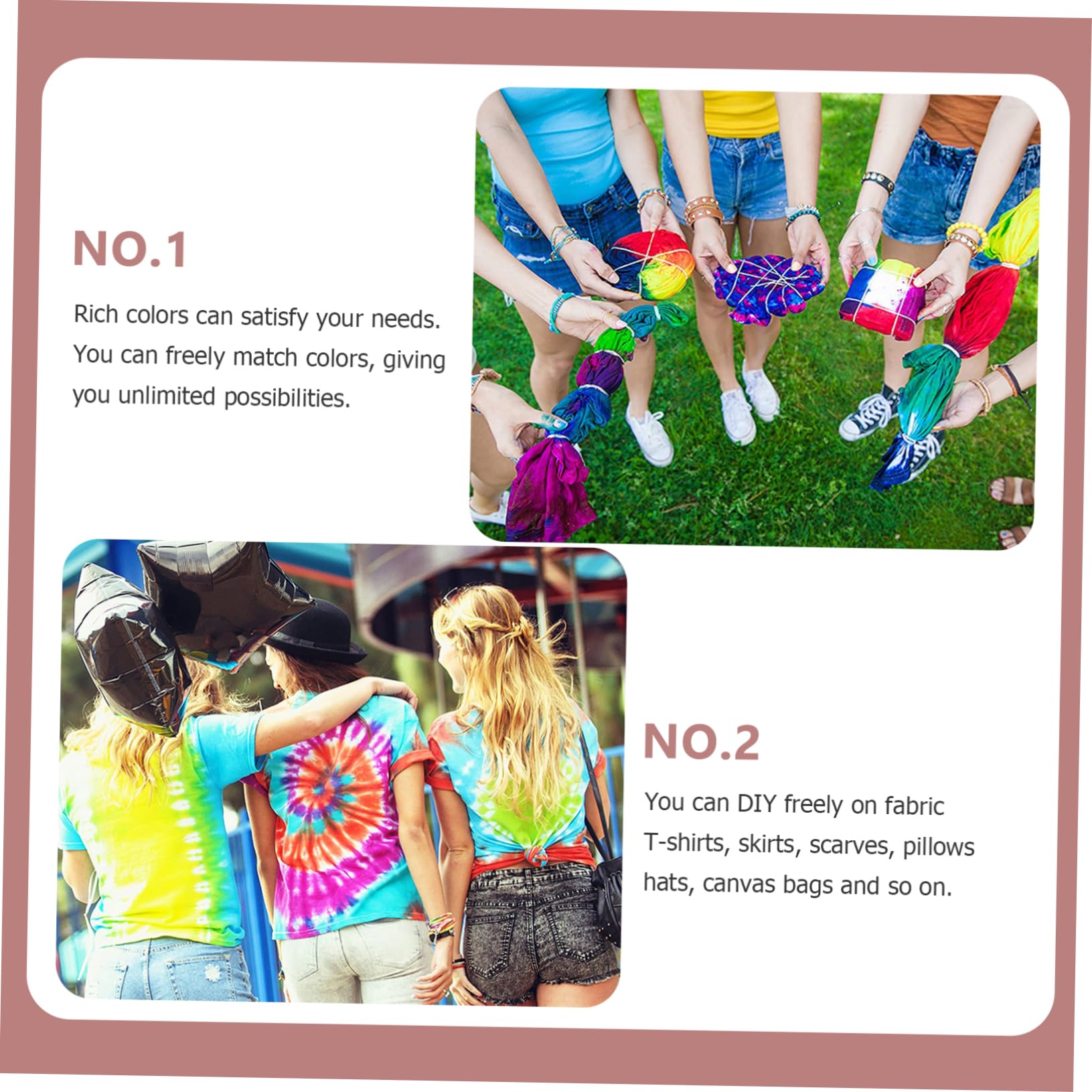 IWOWHERO Spray Tie Dye Kit 32 Color Tie Dye Powder Set Permanent for Fabric Clothing T-Shirts