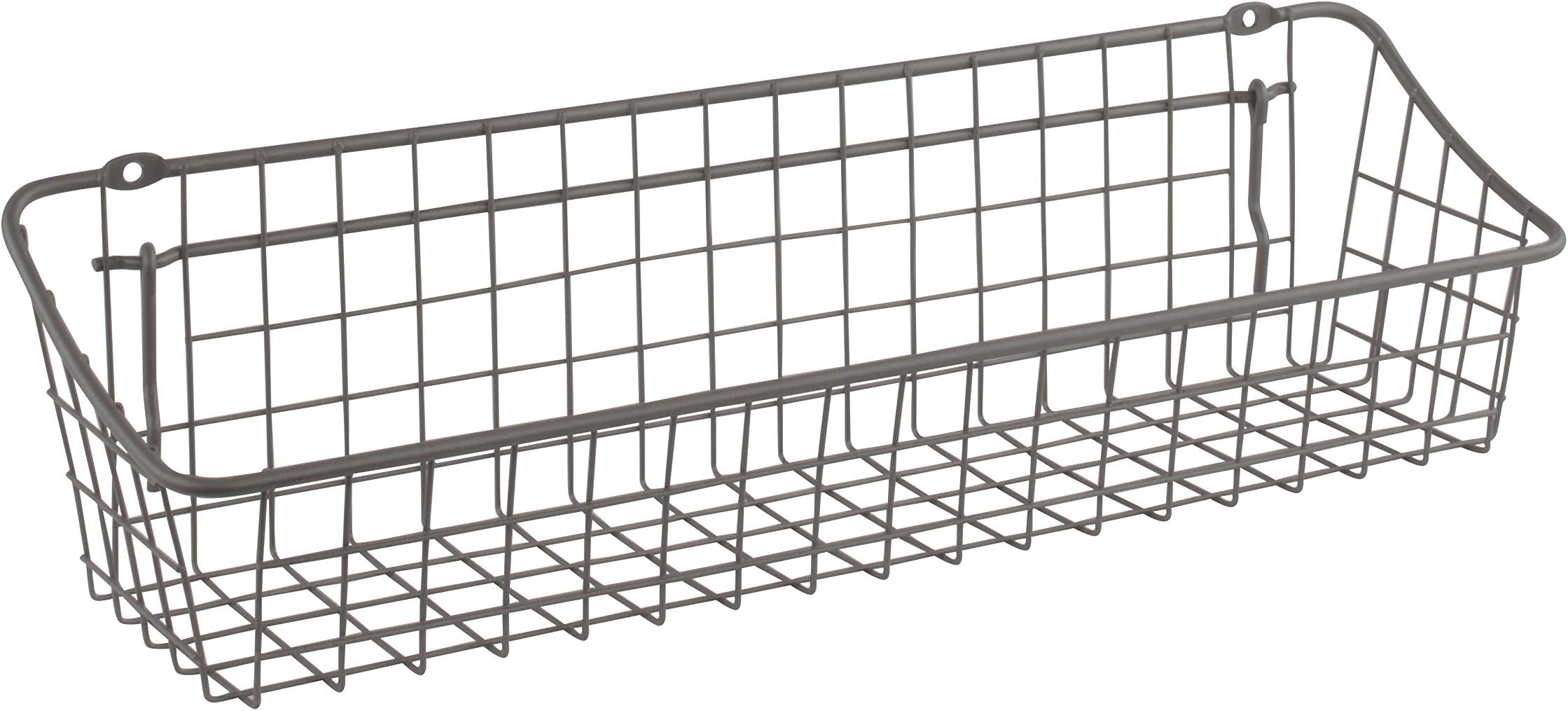 G.CORE 2 Pack Pegboard Baskets, Black Metal Shelves Hooks - View #2