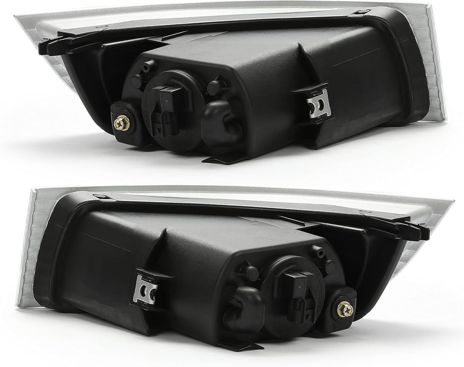 HECASA Bumper Fog Light w/Bulb Compatible with 2003-2009 LEXUS GX470 without sport package Replacement for 81221-60080 81211-60160 LX2593105 LX2592105 Halogen Front Pair Driving Lamp Left Right