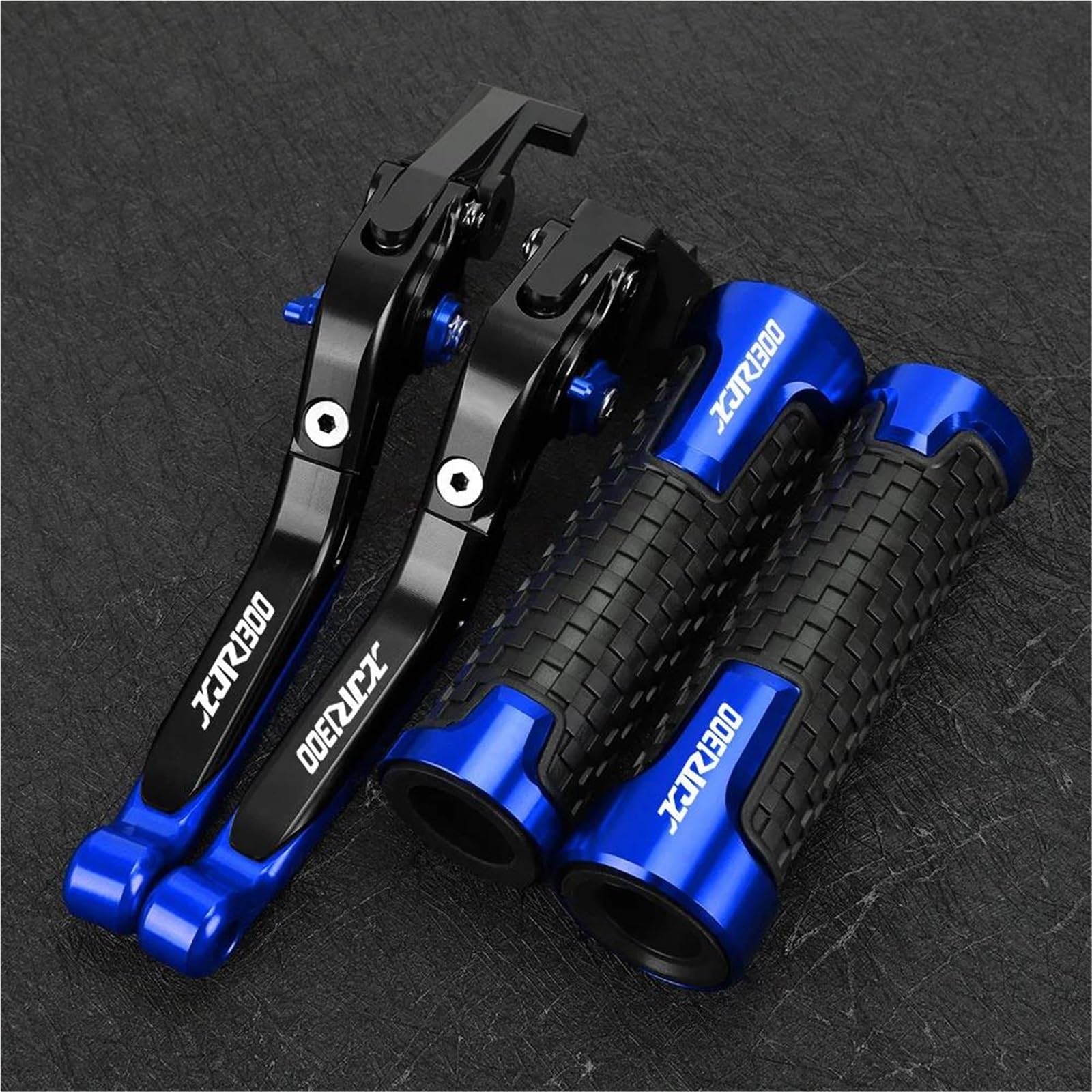 GQUIKGW Replace Motorcycle Brake Clutch Levers Handlebar Controls for Y-AMAHA XJR1300 XJR 1300 Racer 2004-2016(Blue 4)