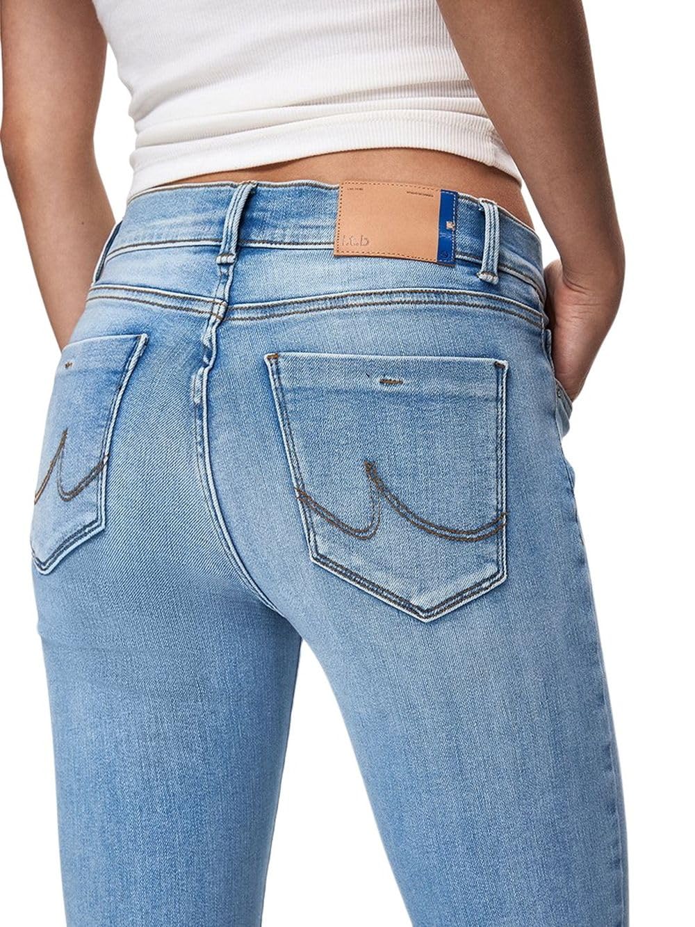 LTB Damen Jeans Fallon 400 - Mid Waist - Bootcut - Blau W27-W34 Baumwolle