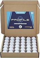 Wilson Profile Distance Golf Balls 36-Pack - Max Distance, Low Spin, Soft Feel for Longer Drives