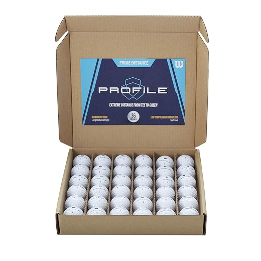 Wilson Profile Distance Golf Balls 36 Pack